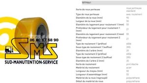 BT Toyota Ruota Stabilizzatore 125 54 50 20 MM Transpallet Swe - Foto 2