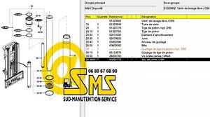 Jeu De Joints Hydrauliques Jungheinrich – Référence 27811310 – Compatible AM2000 Et Autres Modèles Steinbock – Neuf, Pour Chariot élévateur