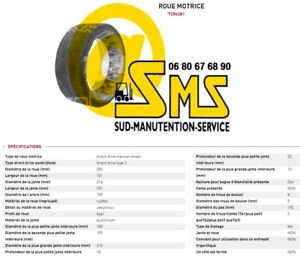 Roue Motrice Pour Transpalette/gerbeur électrique BT/Toyota - Dimensions 250x60x162 Mm - Réf. B6458 - Pièce Neuve D'origine France