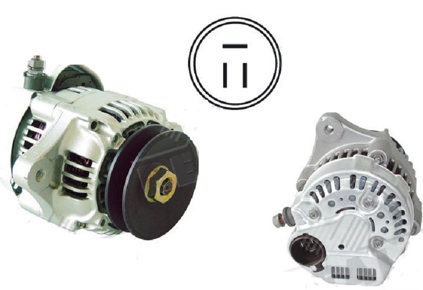 ALTERNATEUR TOYOTA MOTEUR 4P 4Y 5K 3 FILS CHARIOT ELEVATEUR PIECE DETACHEE