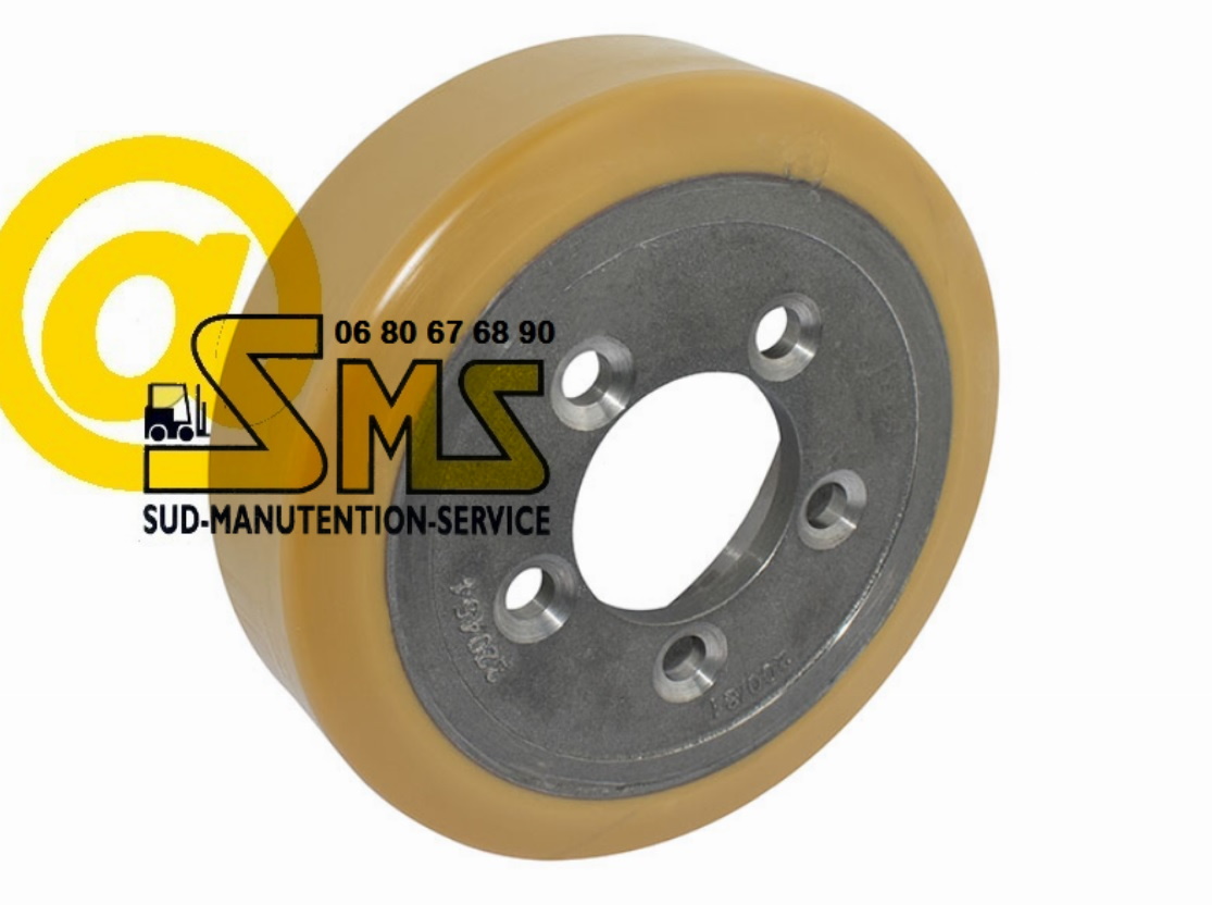 ROUE MOTRICE BT TOYOTA LEVIO LPE 200 Dimens 250 75 80 mm GERBEUR ELECTRIQUE 7660078