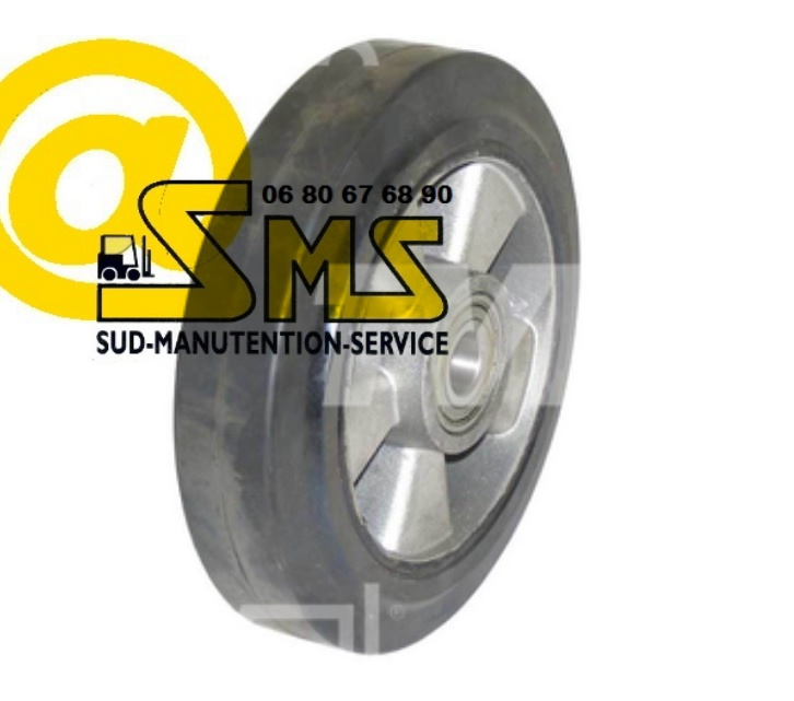 PRAMAC LIFTER GS BASIC 22S4 ROUE DIRECTRICE CAOUTCHOUC TRANSPALETTE MANUEL 200 50 60 20 mm
