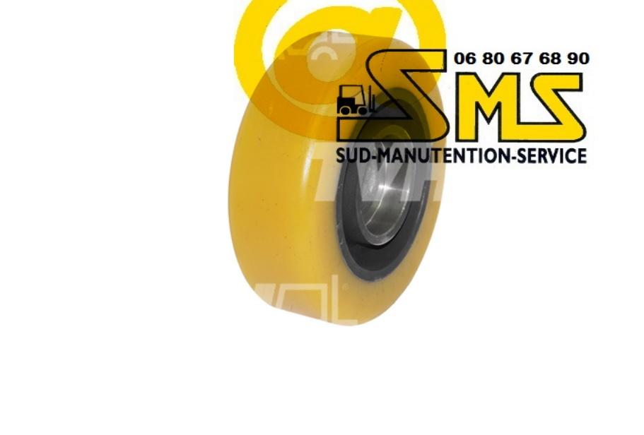 YALE MS 14 ROUE STABILISATRICE 150 50 mm AVEC ROULEMENTS TRANSPALETTE ELECTRIQUE PIECES