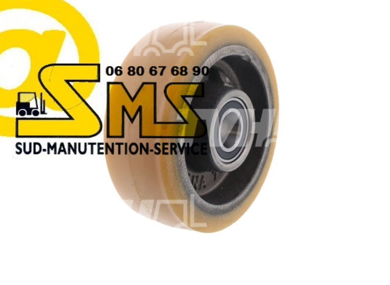 ROUE STABILISATRICE ATLET TSL 120 140 150 Dimens 150 55 60 25 mm TRANSPALETTE GERBEUR