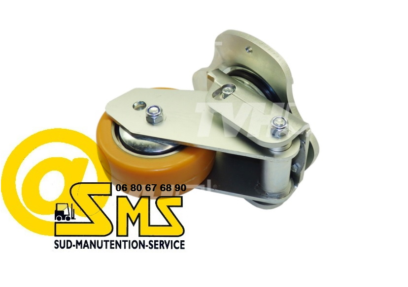 JUNGHEINRICH ROUE D APPUI PIVOTANTE PIVOT STABILISATEUR COMPLET EJC 214 216