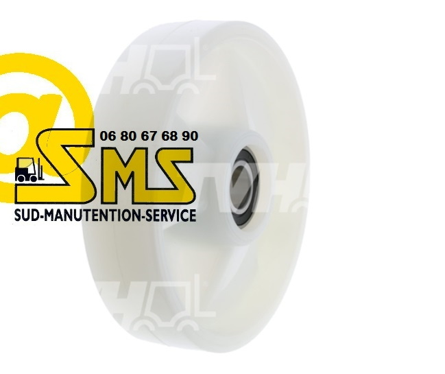 LOGITRANS ELF 1001 ROUE NYLON 200 50 25 mm avec roulements TRANSPALETTE MANUEL