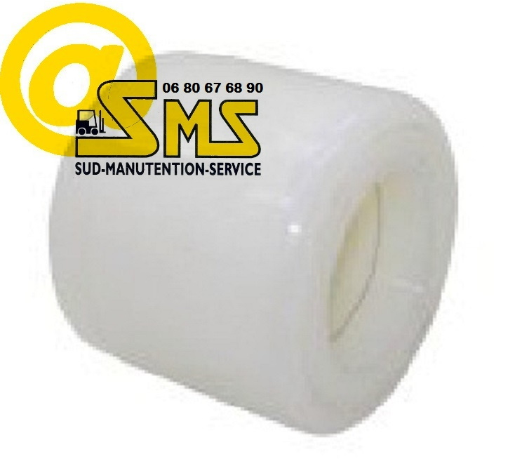 LOGITRANS ELF 1001 GALET DOUBLE NU NYLON 85 68 47 14 mm  TRANSPALETTE MANUEL