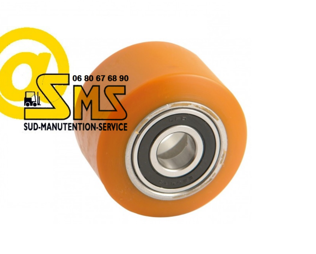 BOSS WH 20 23 GALET NU VULKOLLAN 85 80 80 20 mm TRANSPALETTE MANUEL PIECES DETACHEES