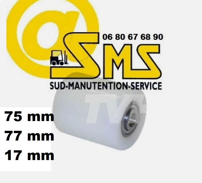 BT TOYOTA HHL100 HHL 100 GALET NYLON 75 73 77 17 mm PIECES DETACHEES