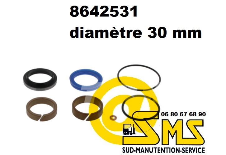 POCHETTE KIT DE JOINTS TRANSPALETTE MANUEL JUNGHEINRICH AMX TMX 1000 HAUTE LEVEE diam 30 mm 1998