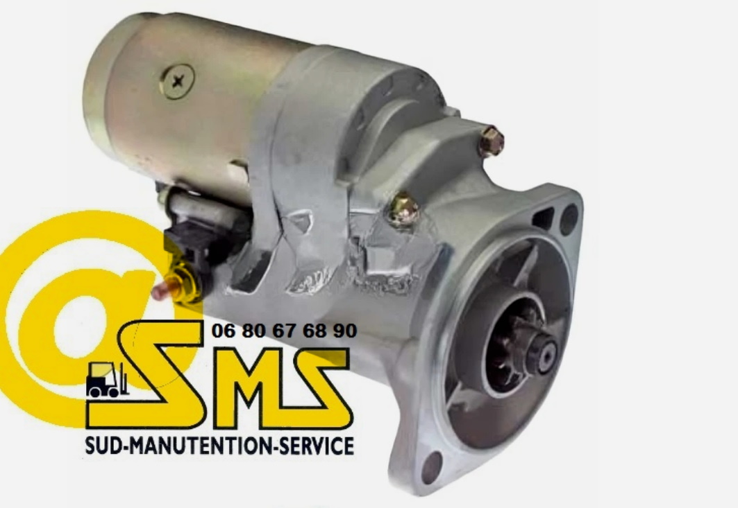 HYSTER DEMARREUR 12V 9 DENTS H2.50 XM MOTEUR ISUZU C240XM CHARIOT ELEVATEUR