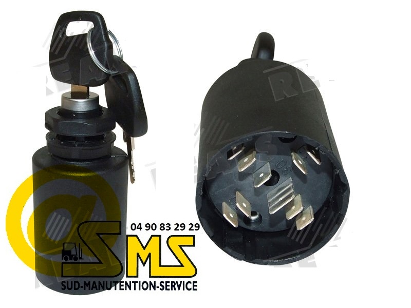 FENWICK LINDE 7915492632 INTERRUPTEUR CONTACT CONTACTEUR A CLE 3 POSITIONS